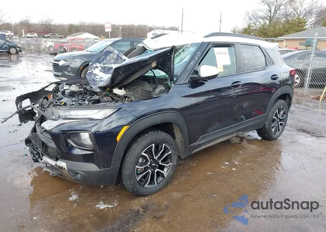 2021 Chevrolet Trailblazer Awd Activ z USA, uszkodzony, nr VIN KL79MSSLXMB150901